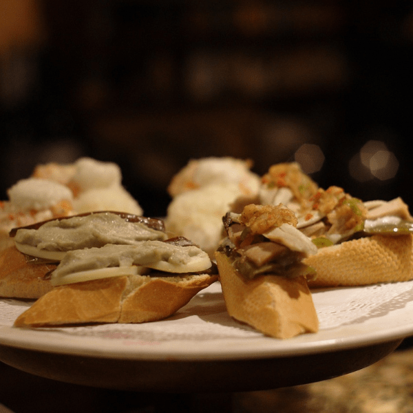 Canapés de Foie Gras à l'Armagnac